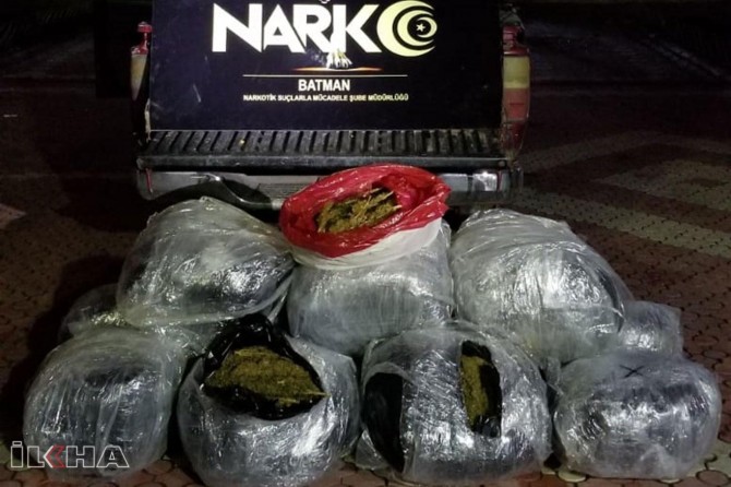 Li Êlihê 110 kîlo esrar hat bidestxistin