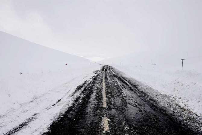 Malatya'da kapanan yolların çoğu açıldı