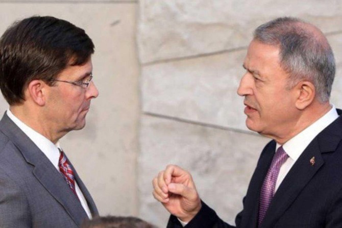 Bakan Akar, ABD Savunma Bakanı Esper ile telefonda görüştü