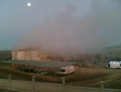 Çınar Devlet Hastanesinde Yangın Foto