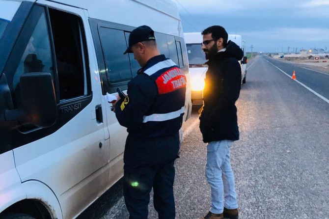 Viranşehir’de taşımalı eğitimde kullanılan araçlar denetlendi