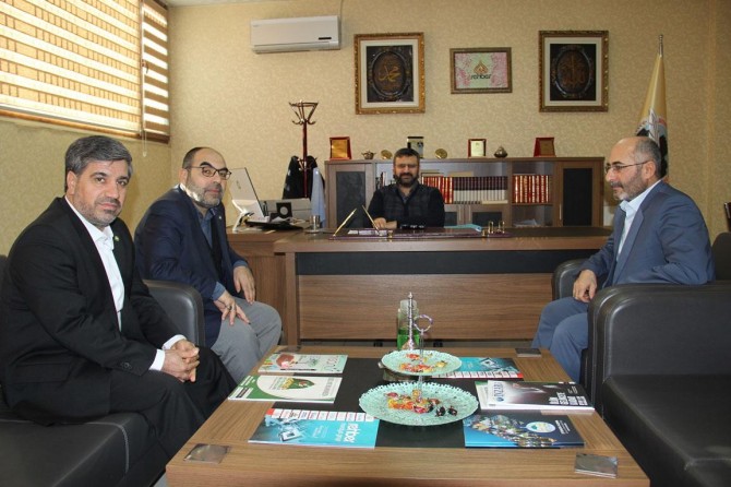 HÜDA PAR Diyarbakır İl Başkanlığından RATEV ve DİMED’e ziyaret