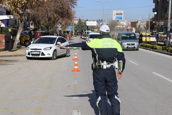 Gaziantep’te trafik denetimleri devam ediyor