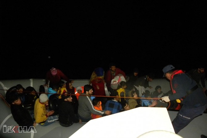 Li Muxlayê 36 koçber hatin girtin