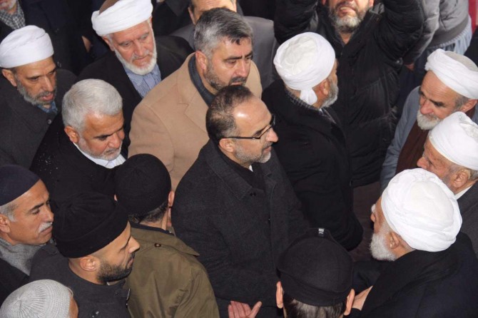 HÜDA PAR Genel Başkanı Sağlam Şeyh Abdülkerim Çevik'in taziyesine katıldı