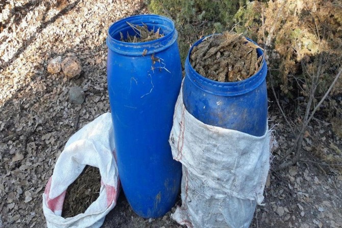 2,379 kilograms of marijuana seized in PKK operation in southeast Turkey
