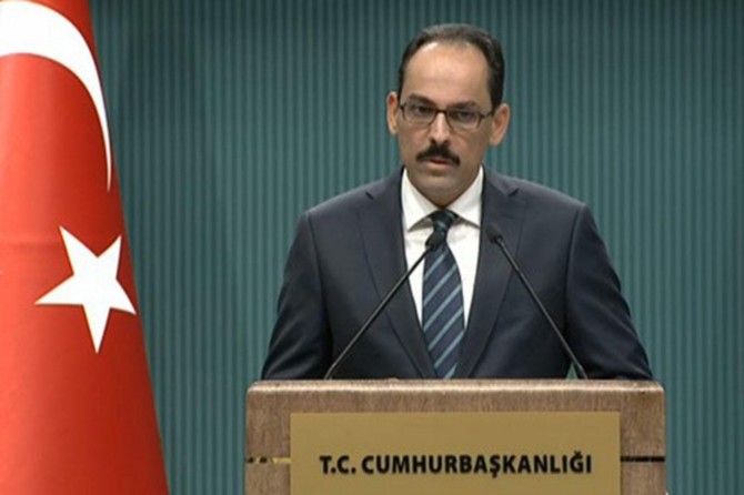 Cumhurbaşkanlığı Sözcüsü İbrahim Kalın: Tüm kurumlarımız seferber edildi
