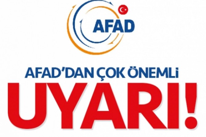 AFAD'dan doğal gaz ve su vanaları ile elektrik şalterlerinin kapatılması uyarısı