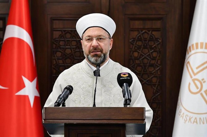 Diyanet İşleri Başkanı Erbaş: Türkiye Diyanet Vakfı olarak kardeşlerimizin yanındayız