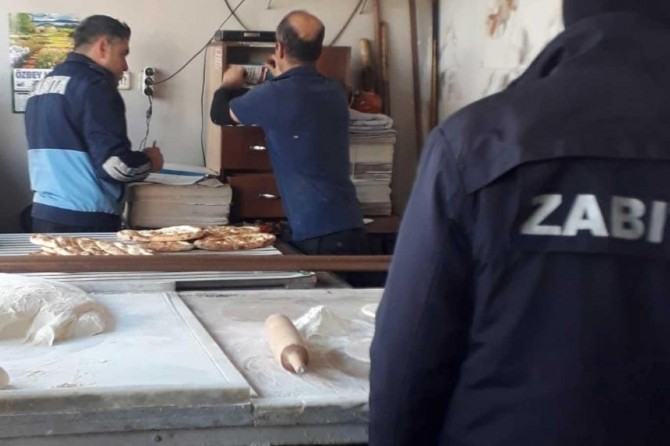 Adıyaman'da pide fırınları denetlendi