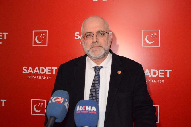 ​Saadet Partisi Diyarbakır İl Başkanı Bozan: "ABD’nin kararı işgali niteliğindedir"