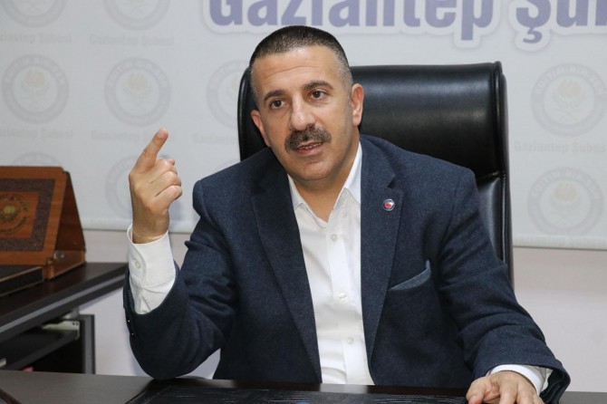 Memur-Sen Gaziantep Şube Başkanı Gök: 'Yüzyılın Anlaşması' kirli bir işbirliğidir'