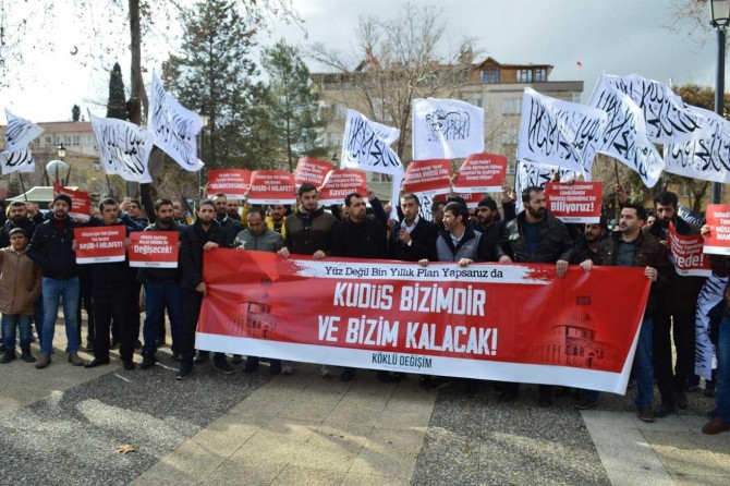 İşgalci ABD'nin şer planı Gaziantep’te basın açıklaması ile protesto edildi