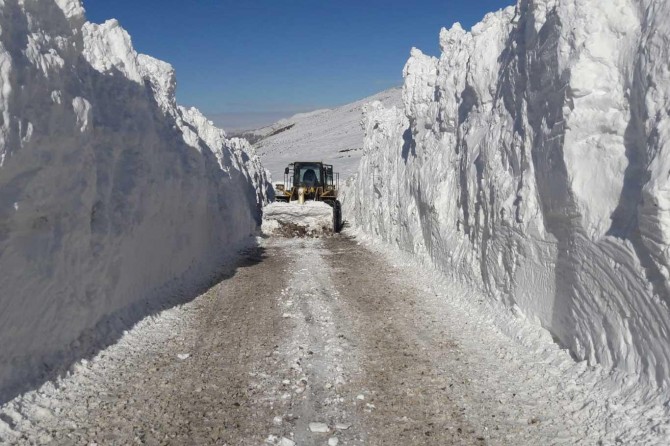 Kar yağışı, Siirt'te 85 köy yolunu ulaşıma kapattı