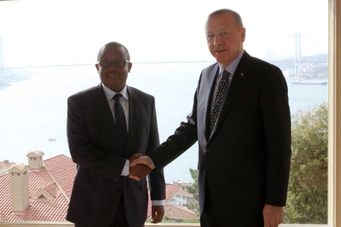 Cumhurbaşkanı Erdoğan, Gine Bissau Cumhurbaşkanı Embalo ile görüştü