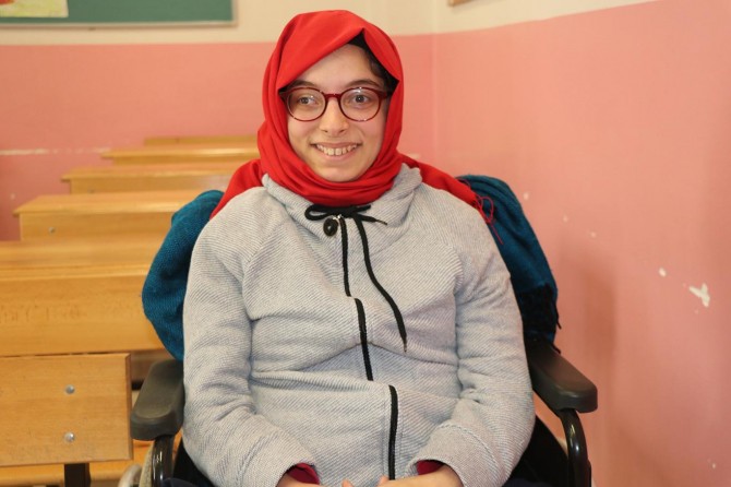 ​Engelli olması Siyer Yarışmasına katılmasına engel olmadı