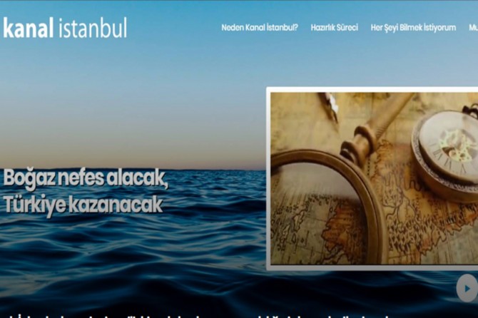 İletişim Başkanlığı, Kanal İstanbul projesine ilişkin internet sitesi açtı