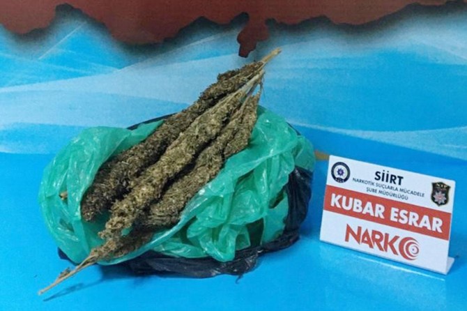 Siirt'te uyuşturucu operasyonu: 3 tutuklama
