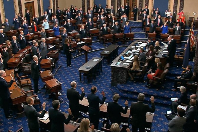 ABD Senatosundaki Trump'un azil yargılamasında sona gelindi