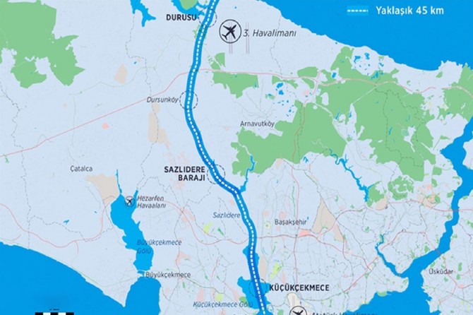 Kanal İstanbul Projesi'nin imar planı onaylandı