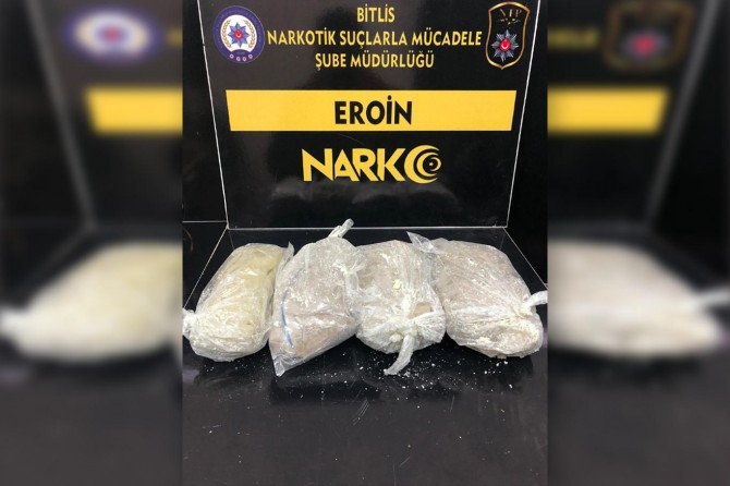 Bitlis’te uyuşturucu madde ele geçirildi