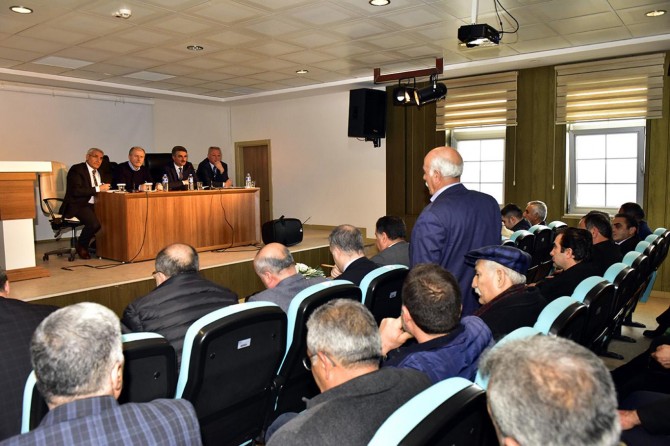 ​Malatya’da muhtarlarla deprem bilgilendirme toplantısı düzenlendi