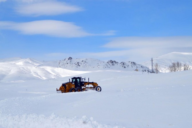 Ağrı'da 179 köy yolu ulaşıma kapalı