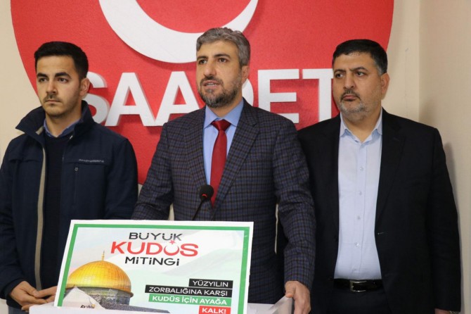 Saadet Partisi Malatya İl Başkanı Marasalı: "Filistinli kardeşlerimizin yanında olalım"