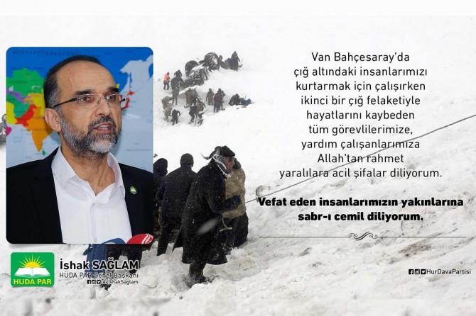 Saglam: Ez ji Xwedê ji bo wan kesên ku canê xwe ji dest dane rehmetê teleb dikim