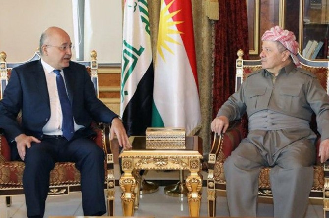 Serokomarê Iraqê Mesûd Barzanî ziyaret kir
