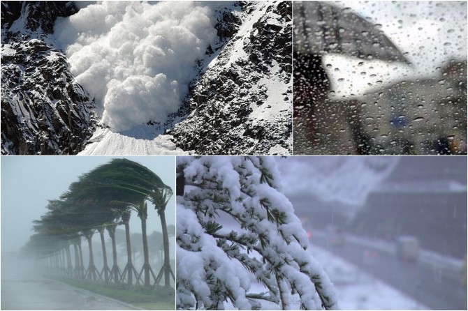 Meteoroloji, yoğun kar yağışı ve çığ tehlikesi uyarısı yaptı