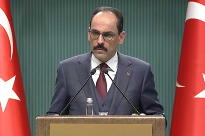 Cumhurbaşkanı Sözcüsü Kalın'ın Rus heyeti ile görüşmesine ilişkin açıklama