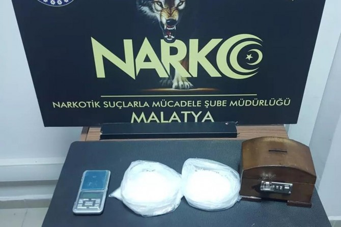 Malatya'da uyuşturucudan 2 tutuklama