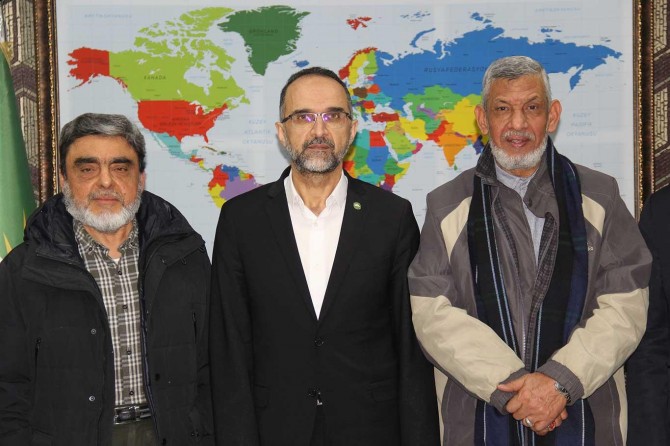 İhvan Şura Meclisi üyelerinden HÜDA PAR Genel Başkanı Sağlam'a ziyaret