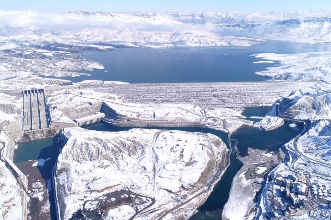 Ilısu Barajı'nda su seviyesi yükseliyor