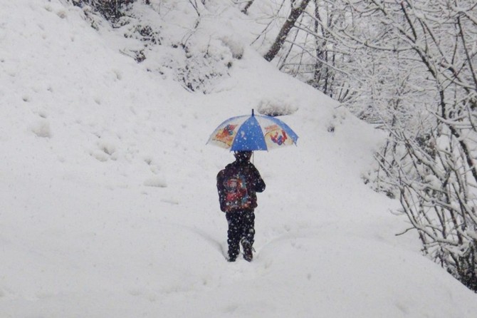 Van'da okullar bir gün tatil edildi
