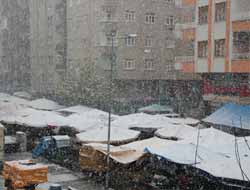Diyarbakır'a 2013'ün İlk Karı Yağdı Video