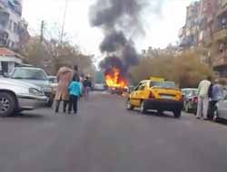 Şam'da Patlama Video