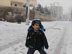 Bismil'e Yılın İlk Karı Yağdı