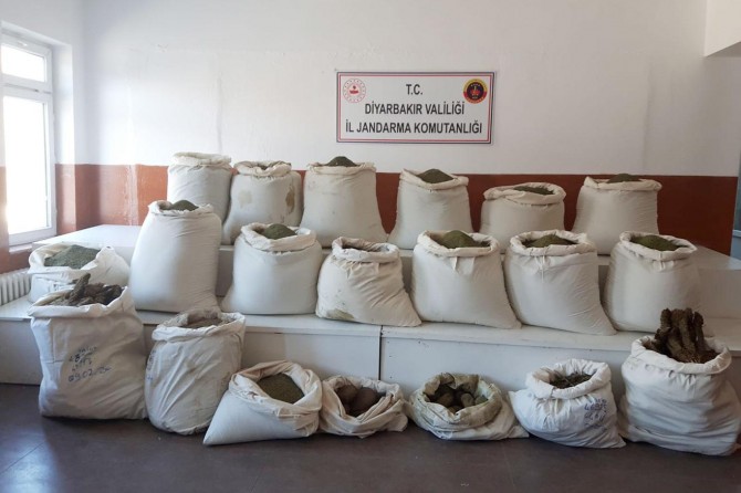 Di operasyona Kapan-6 de 830 kîlo esrar hat bidestxistin