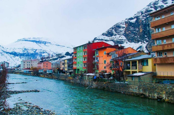 Van'dan kış manzaraları