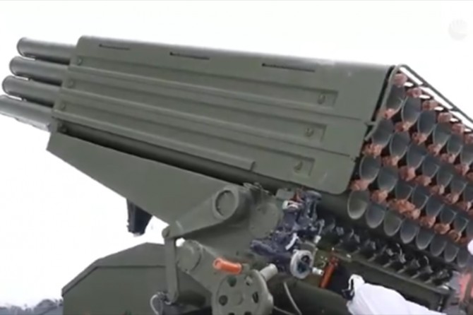 Rusya Savunma Bakanlığı, Grad füzeli tatbikattan görüntü paylaştı