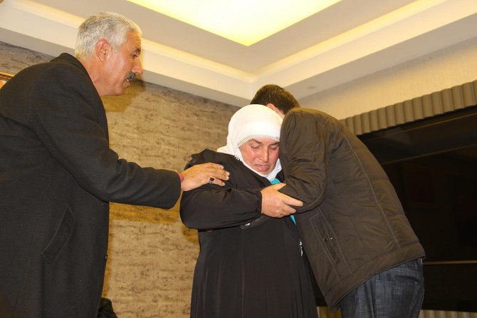 Malbateke din gihaşt lawê xwe yê ku ji teref PKKê ve hatibû revandin