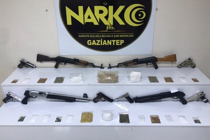 Gaziantep'te uyuşturucu operasyonunda 39 kişi gözaltına alındı