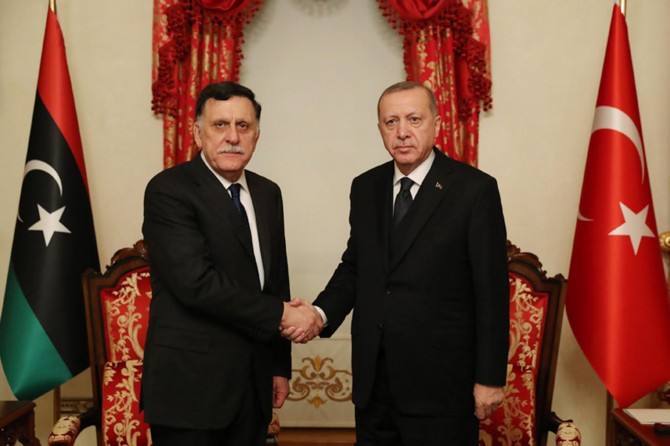 Cumhurbaşkanı Erdoğan, Sarraj ile görüştü