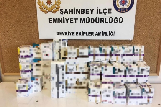Gaziantep'te piyasa değeri yüksek kanser ilaçları ele geçirildi