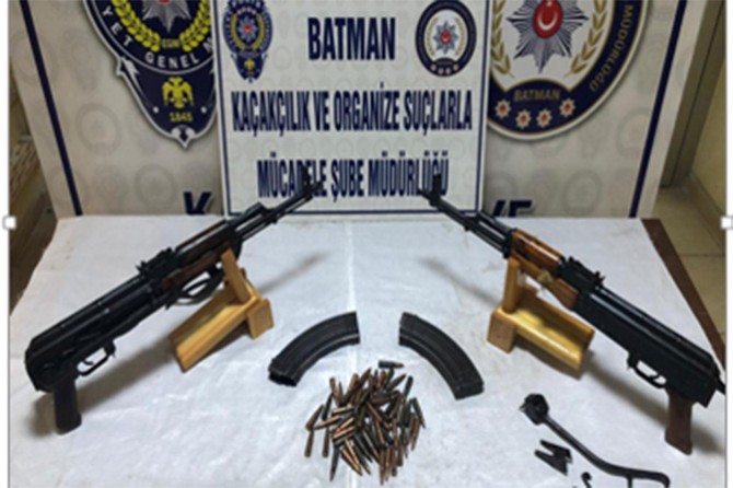 Batman'da silah ticareti yapmak suçundan 5 kişi tutuklandı