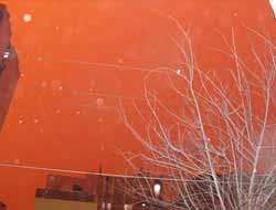 Kızıltepe'de gökyüzü kızıla boyandı video