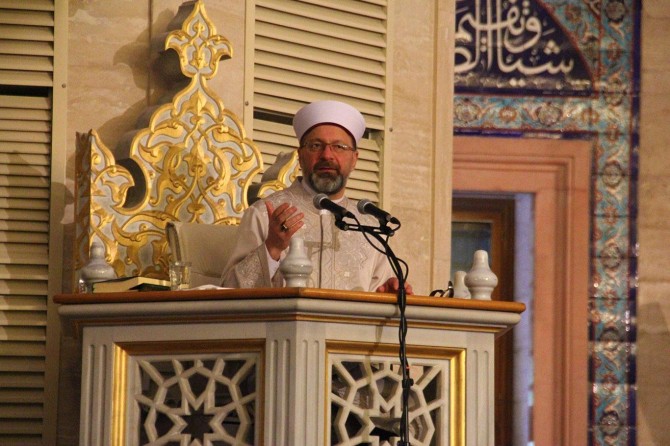 Diyanet İşleri Başkanı Ali Erbaş: "Günahlardan korunmak Müslümanın temel görevidir"
