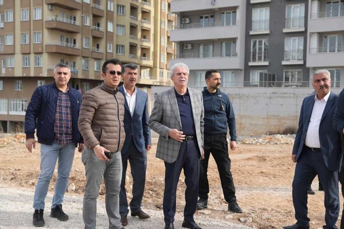 Mardin'de spor sahası ve park çalışması projesine başlandı